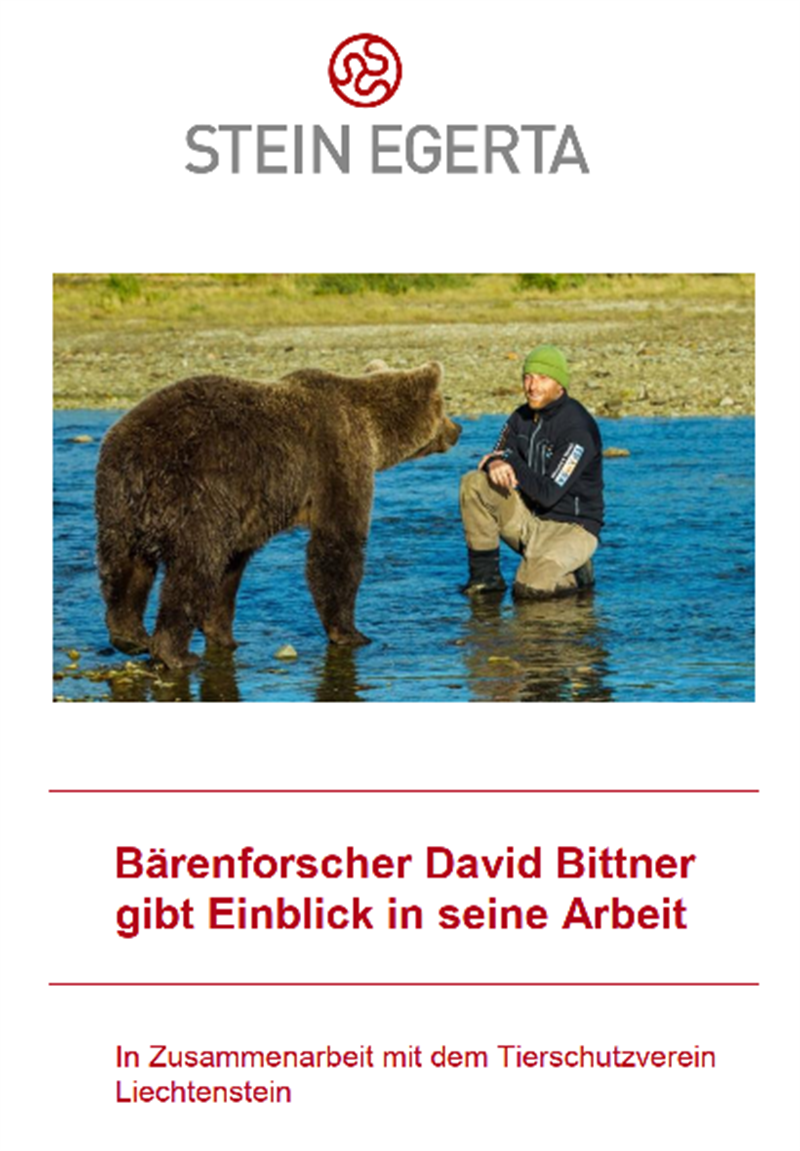 Vortrag - Bärenforscher David Bittner gibt Einblick in seine Arbeit